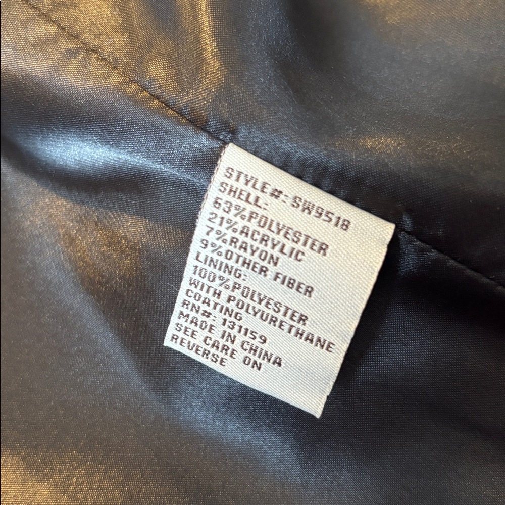 Sebby Collection Plaid Overcoat - Picture 6 of 6